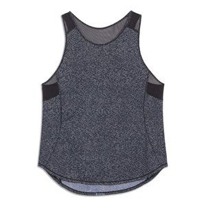 lululemon Scuplt Tank with Mesh Panels in Color: Diffuse Starlight Black